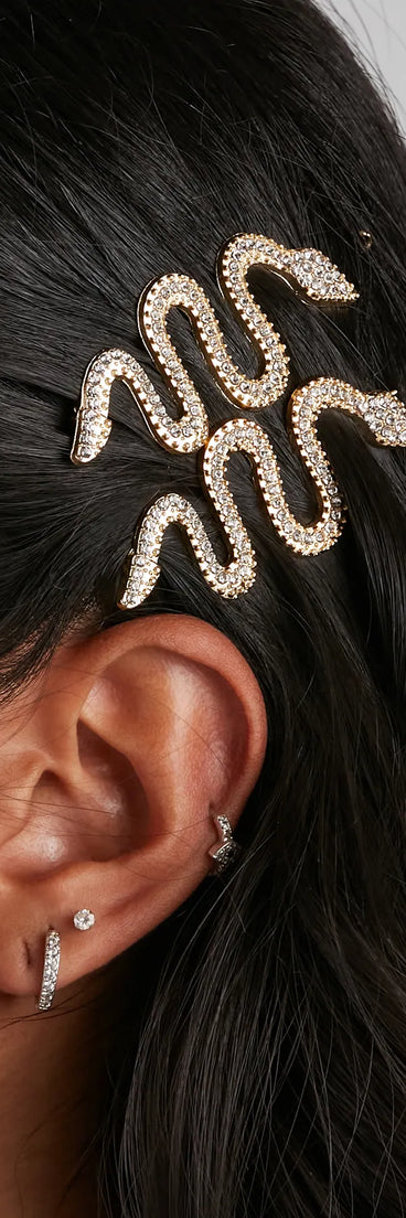 Snake It Till Ya Make It Hair Pins