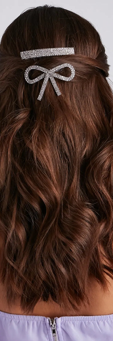 Preppy Glam Barrette Hair Clips