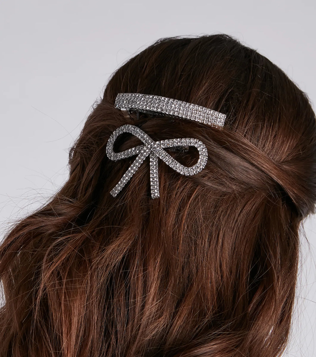 Preppy Glam Barrette Hair Clips & Windsor