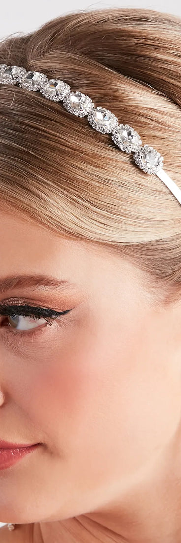 Totally Luxe Rhinestone Embellished Headband
