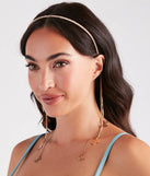 Ethereal Glamour Butterfly Fringe Rhinestone Headband