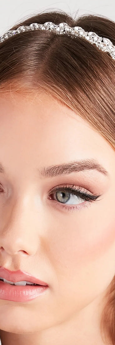 Luxe Sparkle Rhinestone-Embellished Headband