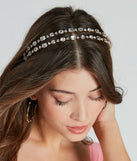 Sparkle Rhinestone Gem Double Headband