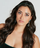 Opulent Allure Emerald Rhinestone Headband