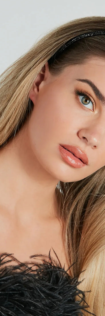 Classic Glitz And Glam Rhinestone Headband Set