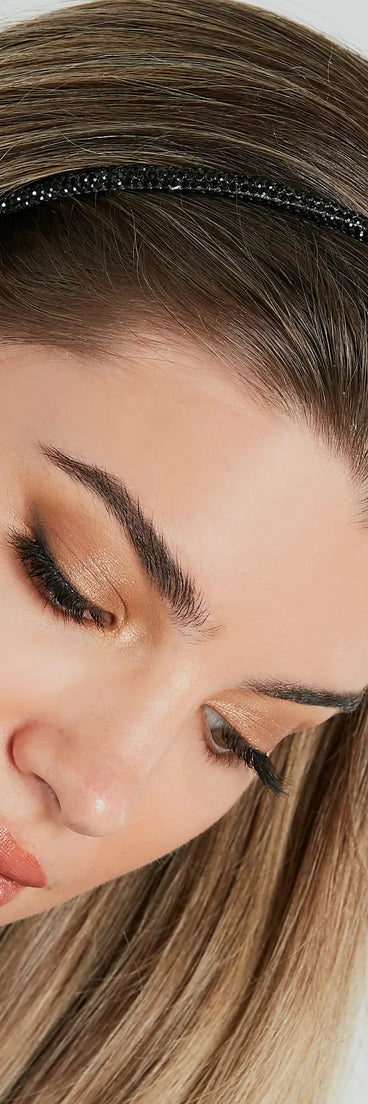 Classic Glitz And Glam Rhinestone Headband Set