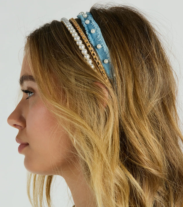 Blissfully Cute Three Piece Headband Set Windsor