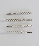 Elite Dazzle Rhinestone Bobby Pins