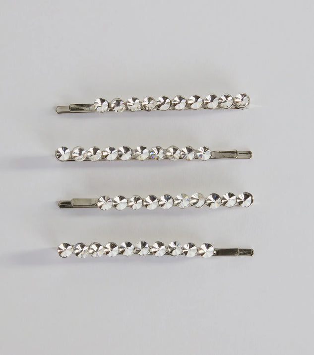 Elite Dazzle Rhinestone Bobby Pins