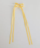 So Adorable Long Hair Bow Clip Set