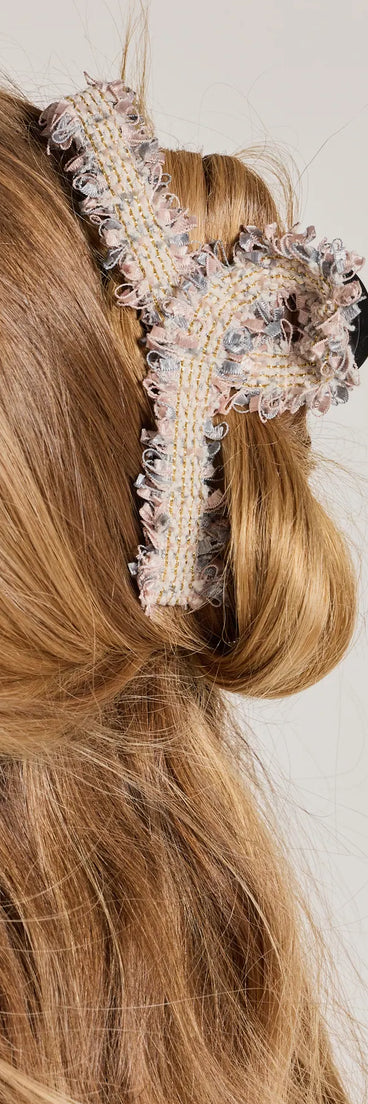 Trendy Fabric Wrap Hair Claw Clip
