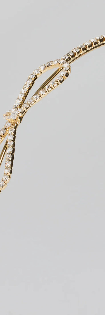 Adorable Glam Rhinestone Bow Headband