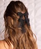 
Upgrade your style game for 2025 with the Coveted Charm Floral Lace Hair Bow Clip Set in black, perfect for any fashion-forward wardrobe.