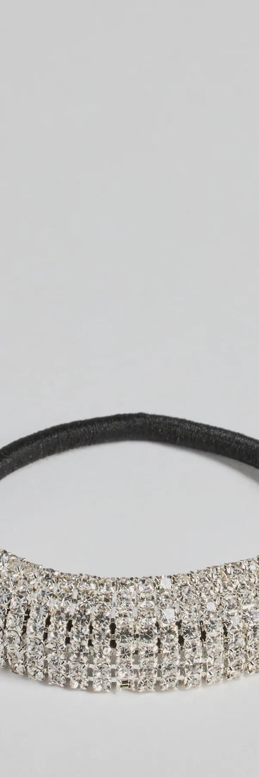 Sparkly Rhinestone Hair Tie