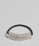 Sparkly Rhinestone Hair Tie