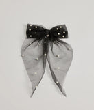 
Upgrade your style game for 2025 with the Adorable And Chic Pearl Detail Hair Bow Clip in black, perfect for any fashion-forward wardrobe.