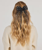 
Upgrade your style game for 2025 with the Adorable And Chic Pearl Detail Hair Bow Clip in black, perfect for any fashion-forward wardrobe.