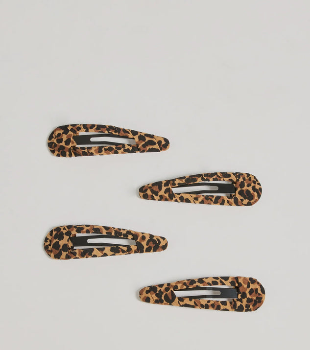 
Upgrade your style game for 2025 with the Wildly Chic Leopard Print Hair Clip Multipack in leopard, perfect for any fashion-forward wardrobe.