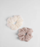 Glam Impression Two-Pack Scrunchies Set