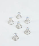 Tressed Up Rhinestone Swirl Hair Twists