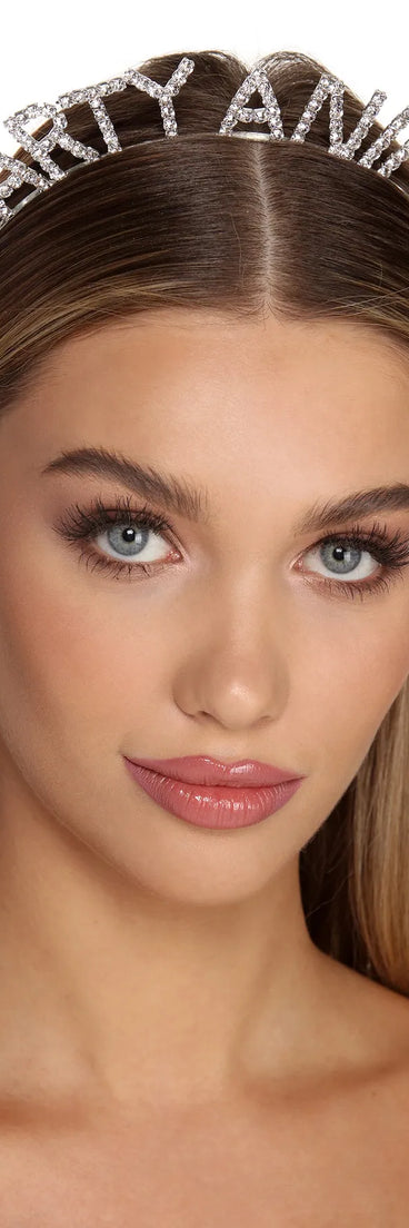 Party Animal Rhinestone Headband