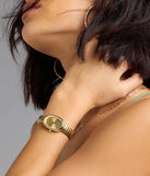 Keeping Time Oval Watch Bracelet