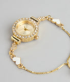 Sweet Timing Heart Charm Watch