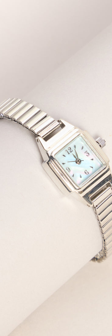 Time To Shine Stretch Band Watch