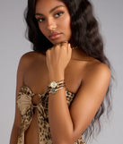 Golden Hour Cuff Watch