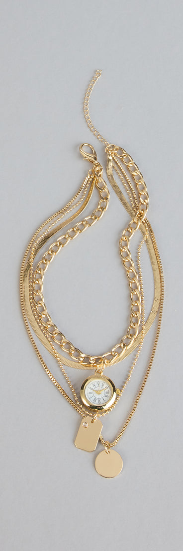 Time After Time Layered Necklace