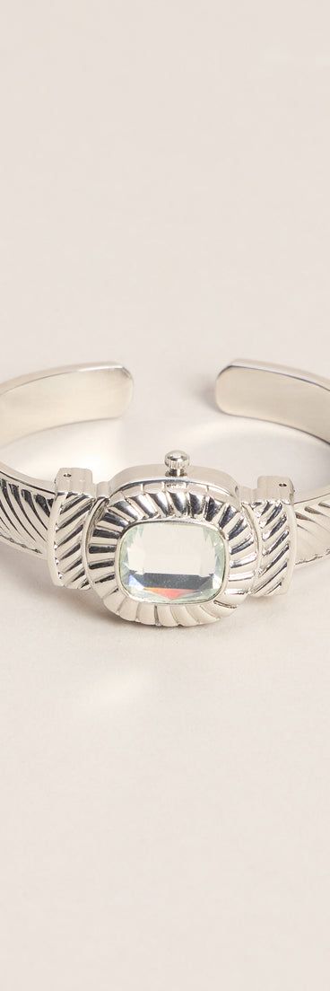Time To Shine Cuff Watch Bracelet