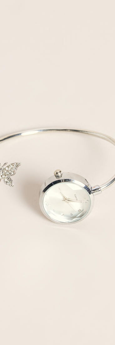 Flutter Hour Butterfly Watch Bracelet