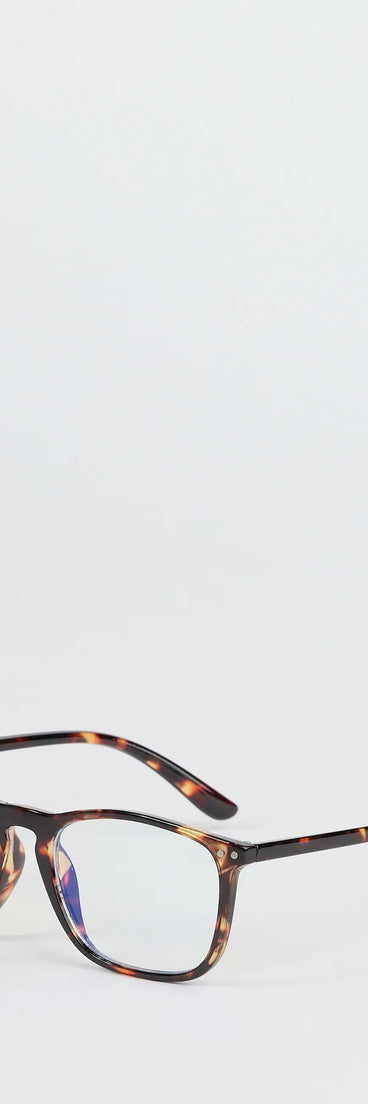 Busy Cutie Square Blue Light Glasses