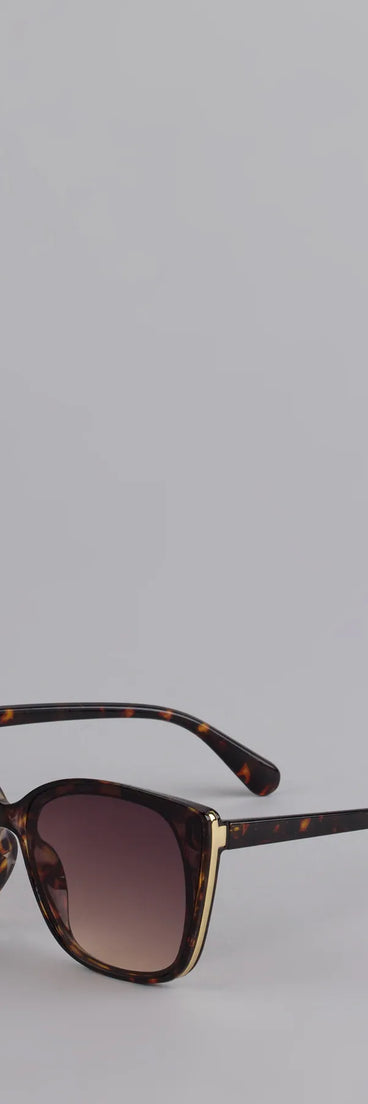 Booked And Unbothered Leopard Oversized Sunglasses