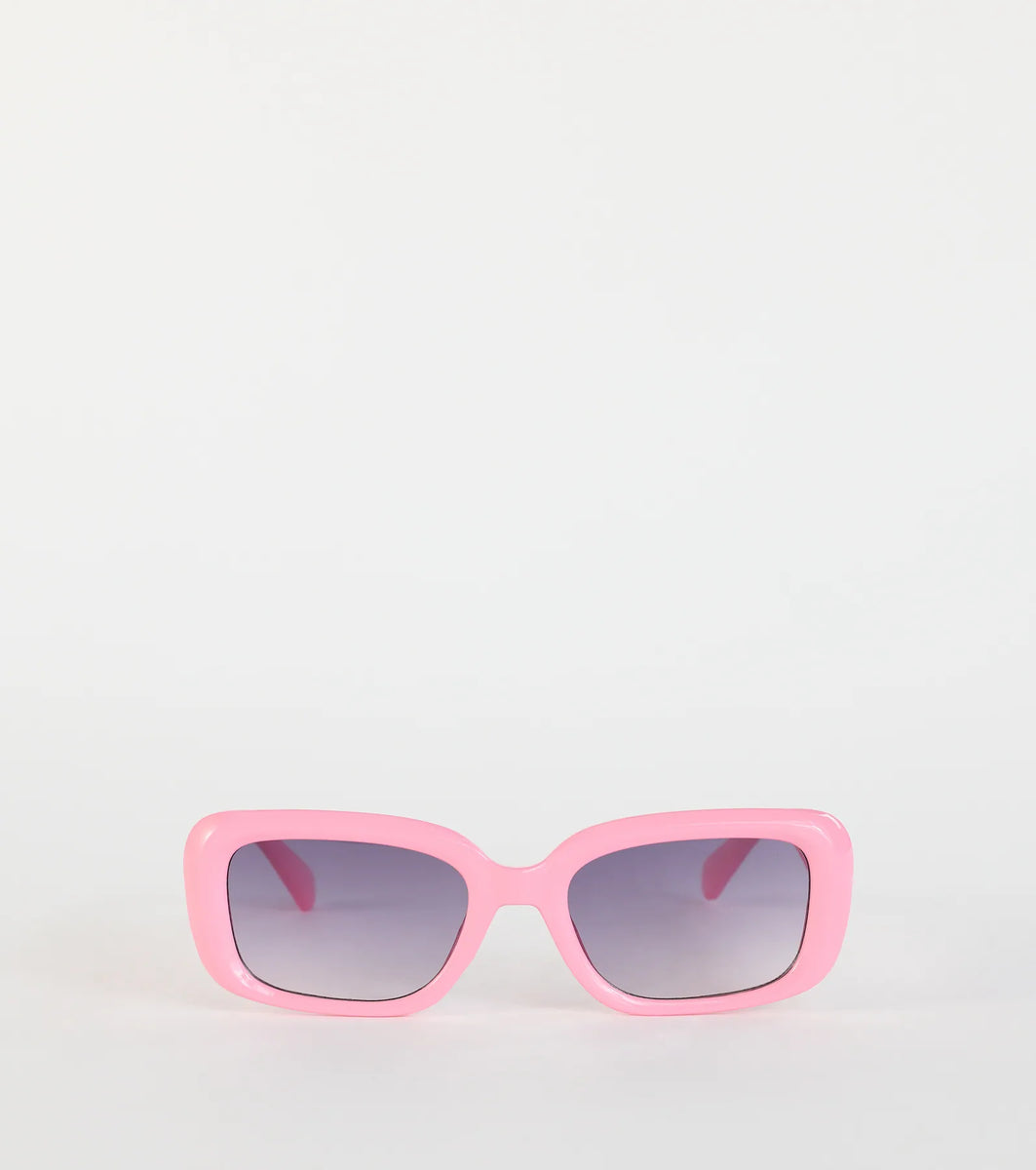 Picture This Retro Rectangle Sunglasses & Windsor