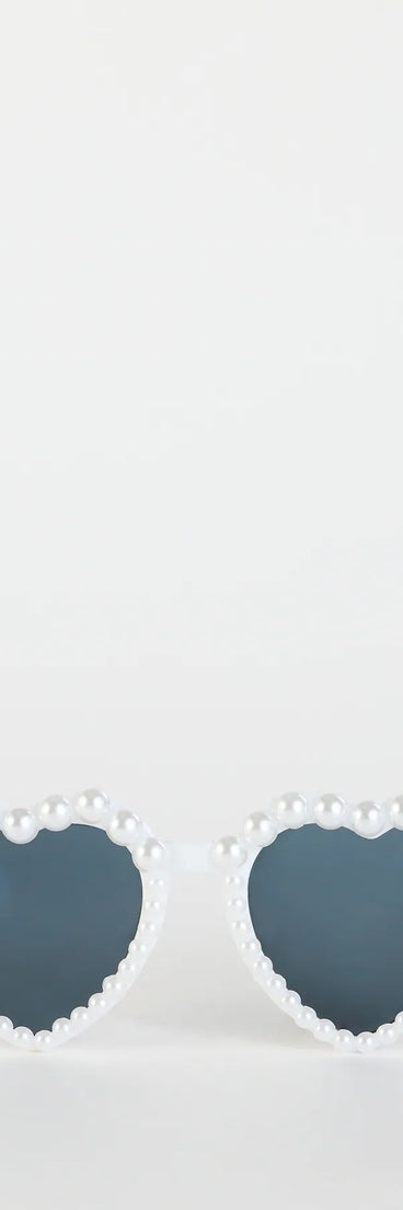 Glam At Heart Pearl Sunglasses