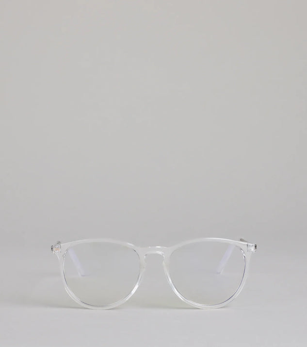 Smart And Stylish Clear Blue Light Glasses