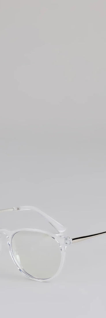 Style your vibe in seconds with the Smart And Stylish Clear Blue Light Glasses in clear, a fashion accessories essential that completes any outfit with ease.