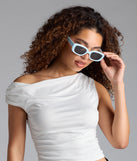 Meet Downtown Retro Square Sunglasses