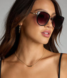 Eyes On Me Cat Eye Sunglasses