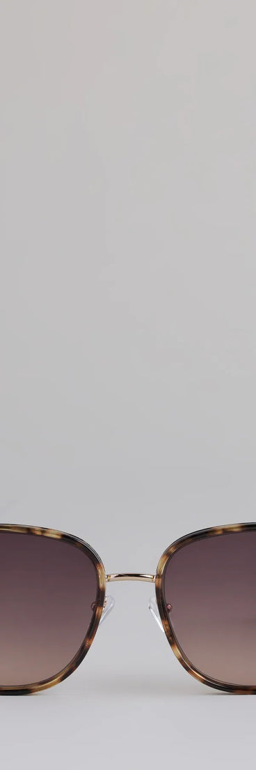 Big Mood Tortoiseshell Oversized Sunglasses