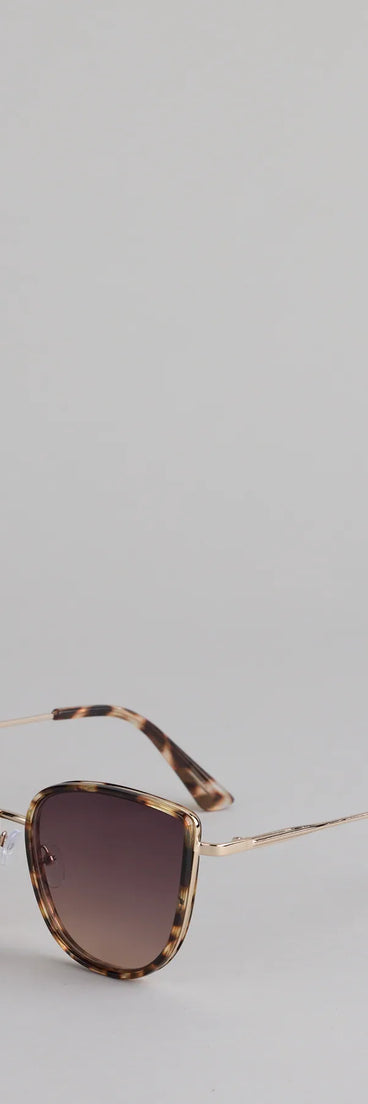 Big Mood Tortoiseshell Oversized Sunglasses