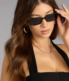 Sunny Side Up Trendy Sunglasses