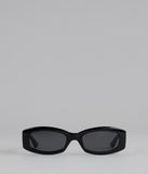 Lowkey Luxe Rectangle Frame Sunglasses