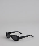 Lowkey Luxe Rectangle Frame Sunglasses