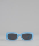 No Paparazzi Please Rectangle Sunglasses