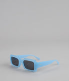 No Paparazzi Please Rectangle Sunglasses