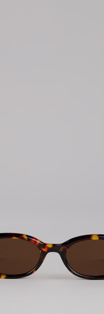 Cool Shade Tortoise Oval Sunglasses