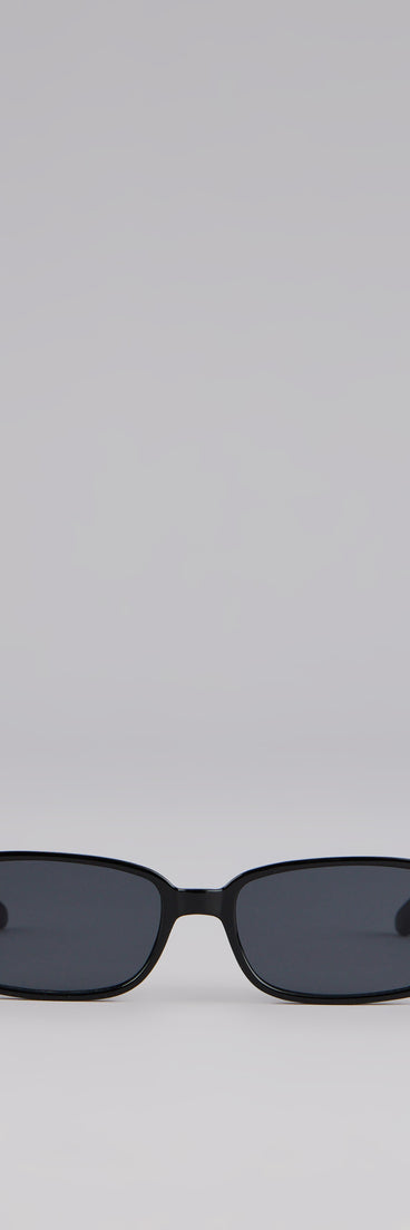 All Angles Metal Trim Square Sunglasses