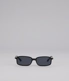 All Angles Metal Trim Square Sunglasses